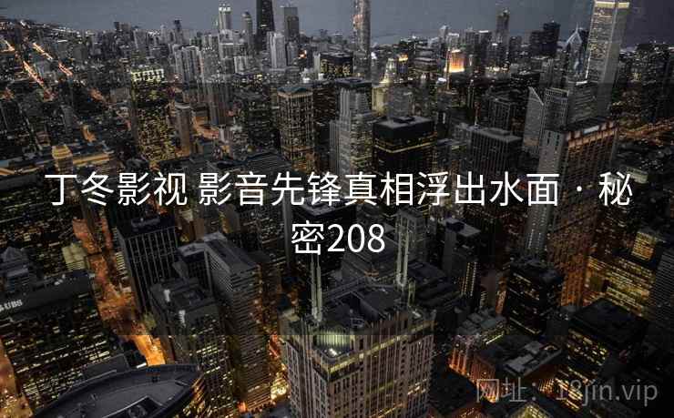 丁冬影视 影音先锋真相浮出水面 · 秘密208 第1张 丁冬影视 影音先锋真相浮出水面 · 秘密208 第1张
